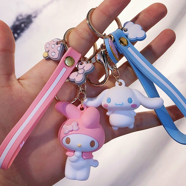 Móc Khóa Hello Kitty Kuromi MY Melody Dễ Thương