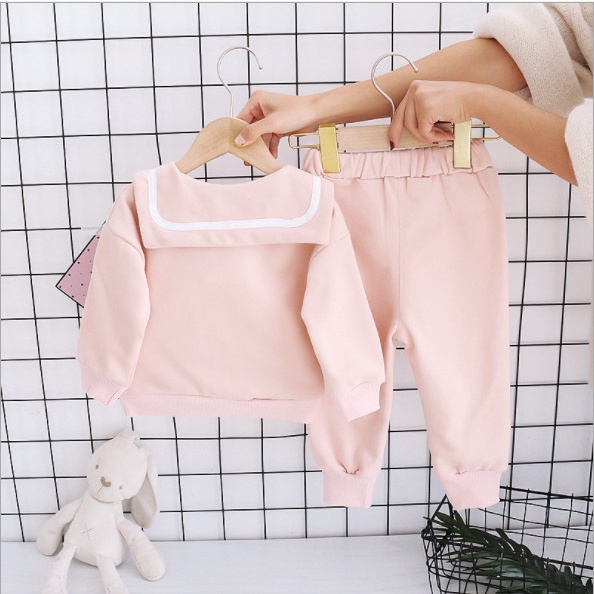 (Quảng Châu-HÀNG MỚI VỀ) Bộ Dài Tay Hàng Đẹp Loại 1 Cho Bé Gái chất DA Cá Siêu Xinh.Hàng mỏng (MB.Q033)