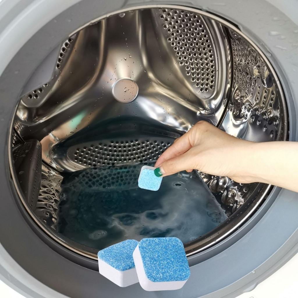 Viên vệ sinh tẩy lồng máy giặt diệt sạch vi khuẩn mùi hôi và cặn bẩn