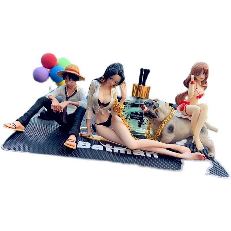 Mô hình nhân vật hoạt hình anime Yukino Luffy dùng làm phụ kiện trang trí cho xe hơi