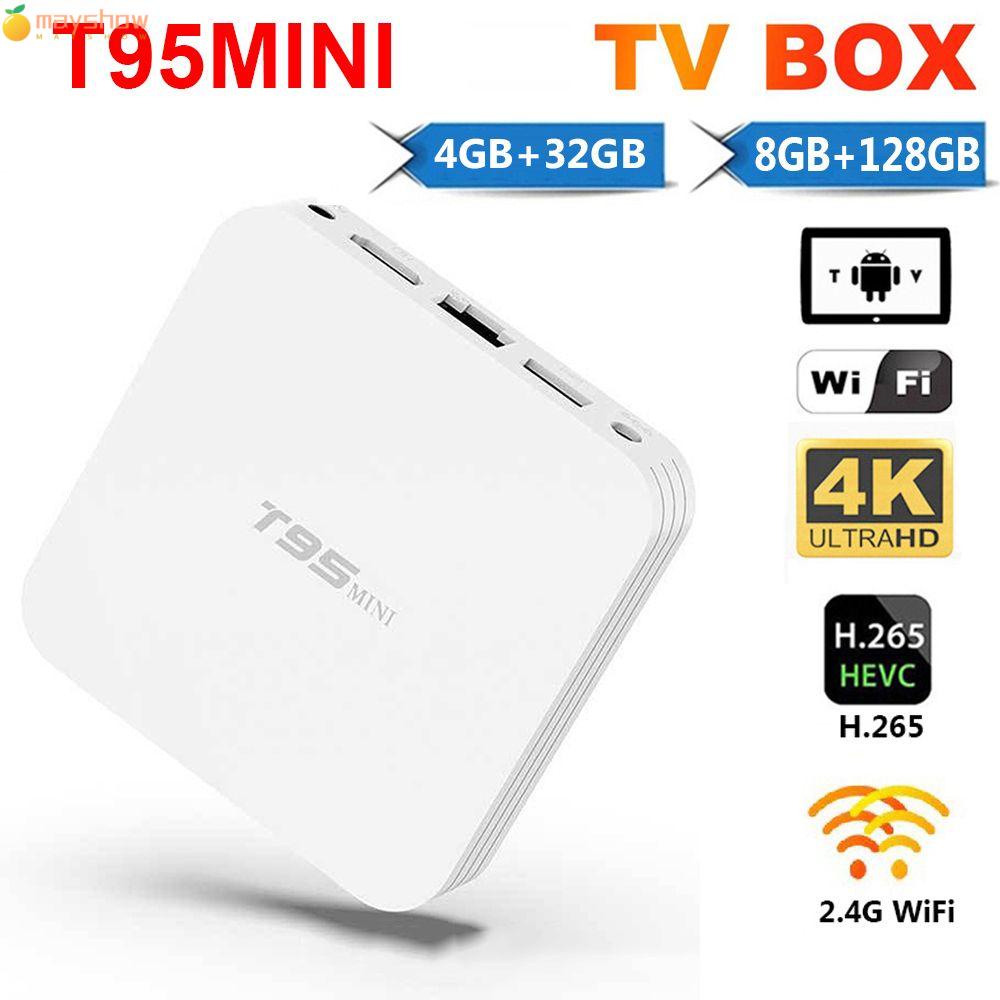 Bộ Hộp TV Thông Minh T95 4K H.265 2.4G Kết Nối Wifi Hệ Điều Hành Android 10.0 Nhỏ Gọn Và Phụ Kiện