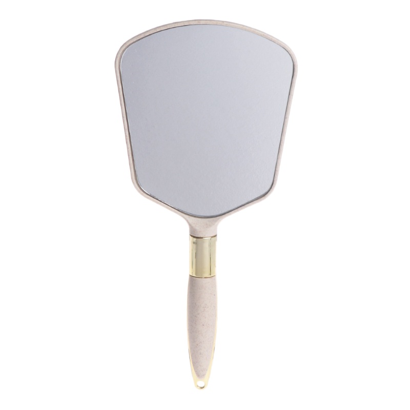 Youyo Gương Trang Điểm Cầm Tay Hình Chữ Nhật Bằng Nhựa Phong Cách Retro Vintage Dễ Thương