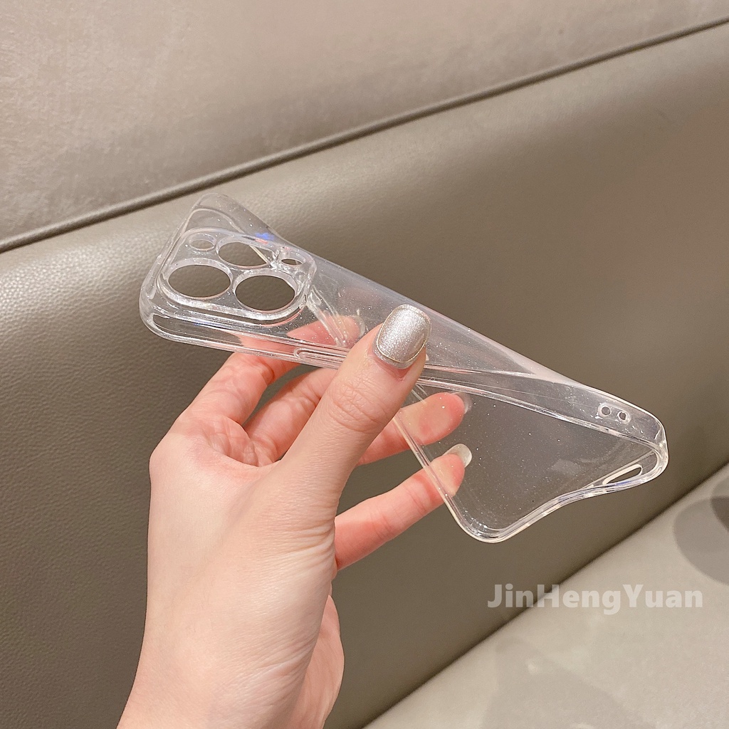 Ốp điện thoại silicon TPU mềm trong suốt lấp lánh chống rơi thích hợp cho iPhone 7 8 Plus X XS XR 13 12 11 Pro Max