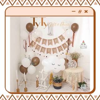 Set Bóng Trang Trí Sinh Nhật Handmade Đơn Giản SB07 [ Tặng BƠM & KEO DÁN ]