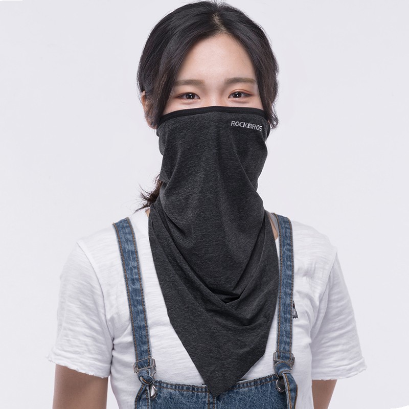 ROCKBROS Sun Protection Triangle Scarves Anti-UV Ice Fabric  Headband Mask