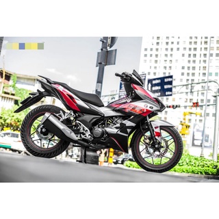 tem rời winner x bạc phối đỏ đen hp4 - decal ruby