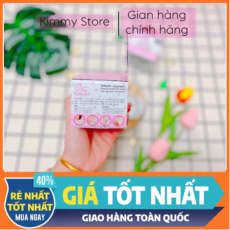 Kem dưỡng nách Q - nic Care thái lan lẻ hộp 15g