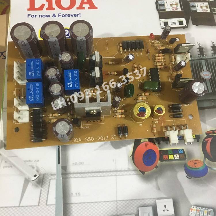 Bo mạch chủ ổn áp lioa 5Kva dải điện áp 50-250v