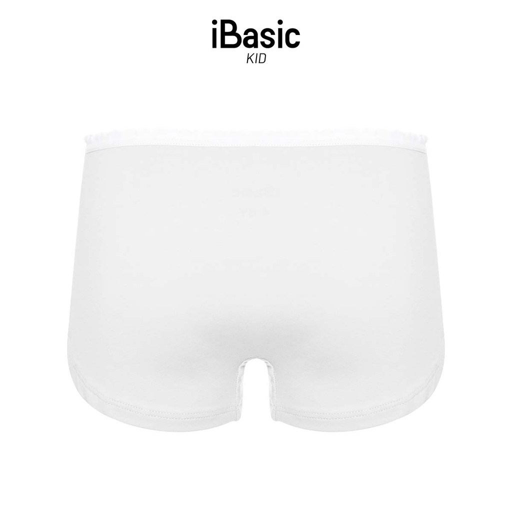 Hộp 5 quần lót bé gái cotton boyshort hình in đáng yêu iBasic PANG021