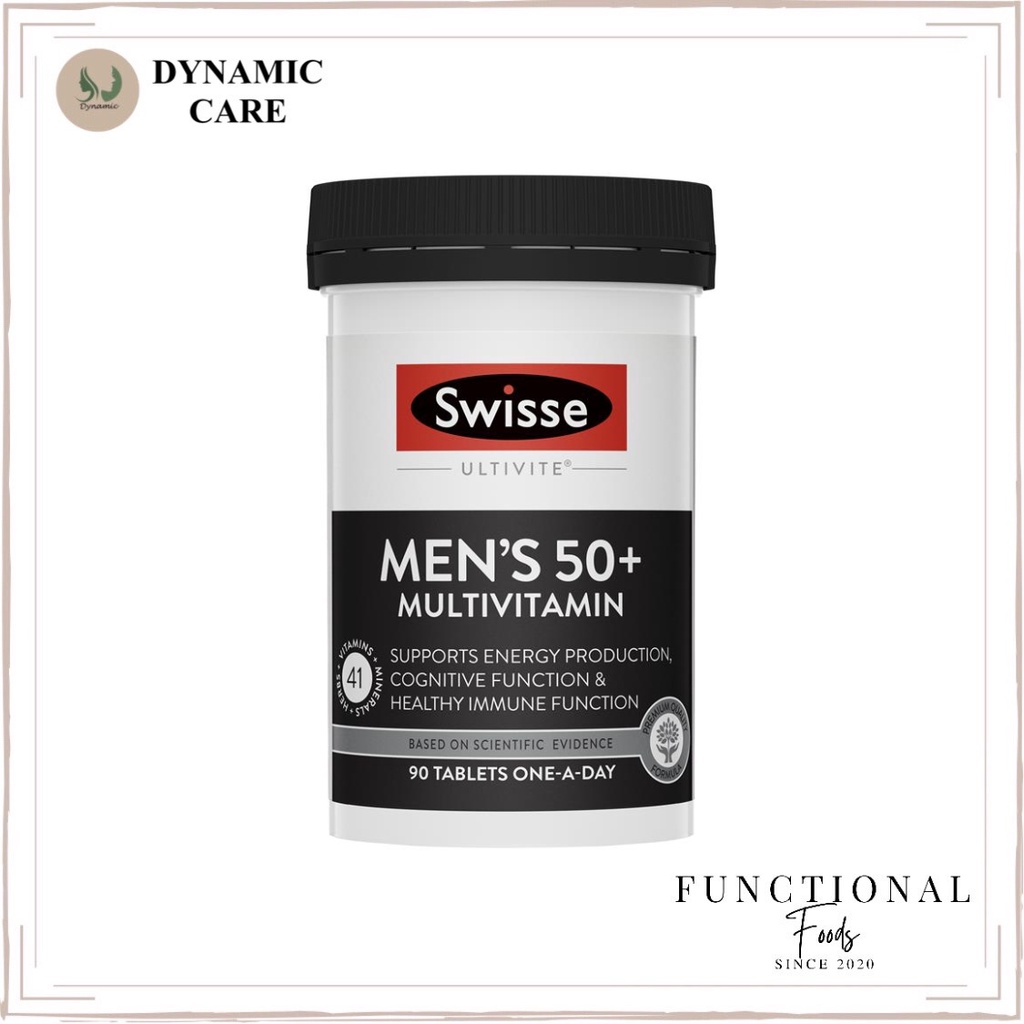 Vitamin tổng hợp dành cho nam giới trên 50 tuổi Swisse men’s ultivite 50+ multivitamin 60 viên - 90 viên của Úc