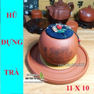 Hũ đựng trà tử sa Nghi Hưng - pha trà, trà đạo - chuyên trà ô long, trà thái nguyên