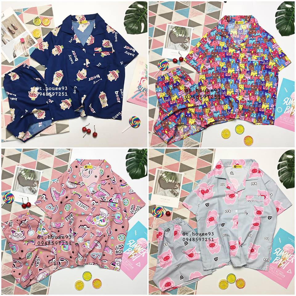 Đồ bộ Pijama Thái(có nhiều hình)