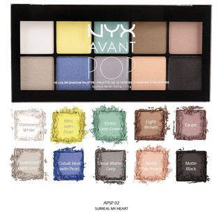 Màu mắt NYX Avant Pop - Surreal My Heart APSP02