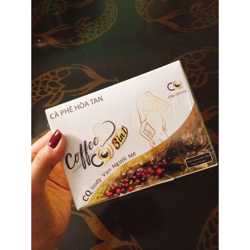 Cà phê giảm cân CQ hộp 10 gói chính hãng