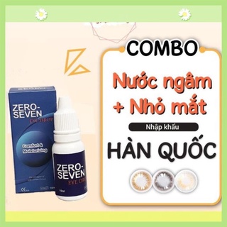 Nước ngâm lens và nhỏ lens cao cấp, ngâm lens mắt nhạy cảm + robot rửa lens giá rẻ