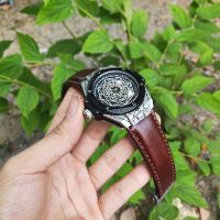 DÂY ĐH HUBLOT DA BÒ THẬT THỦ CÔNG CAO CẤP