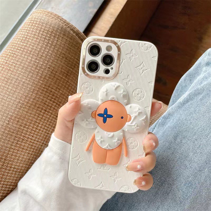 Ốp điện thoại LV hình hoa hướng dương cho iphone 13 Pro Max i13 13pro 11 Pro Max i11 iX XS XR Xs Max 7plus 8plus