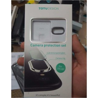 Bộ Viền Bảo Vệ Và Miếng Dán Camera Cho Iphone 7 Plus/ 8Plus