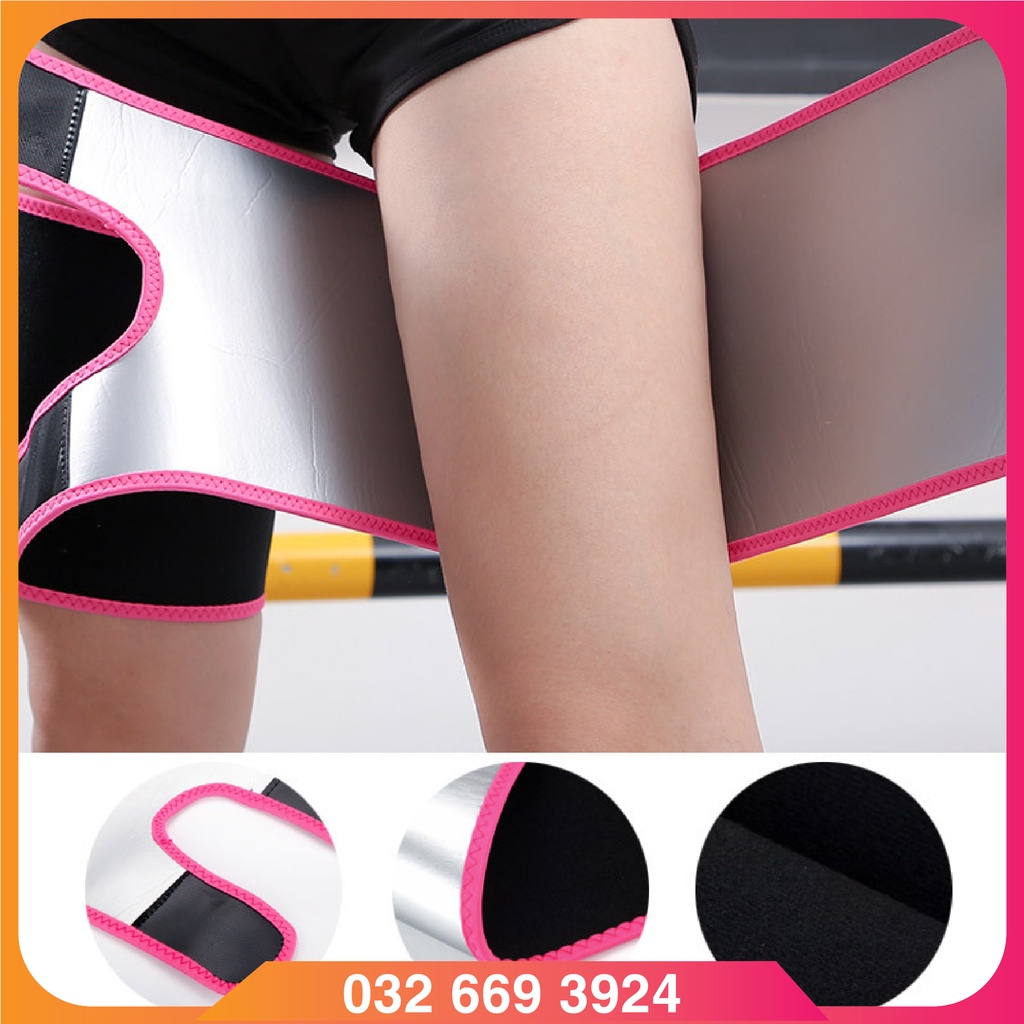 Đai quấn đùi đốt mỡ hỗ trợ giảm cân, đai sinh nhiệt giảm mỡ đùi trang FULL BẠC