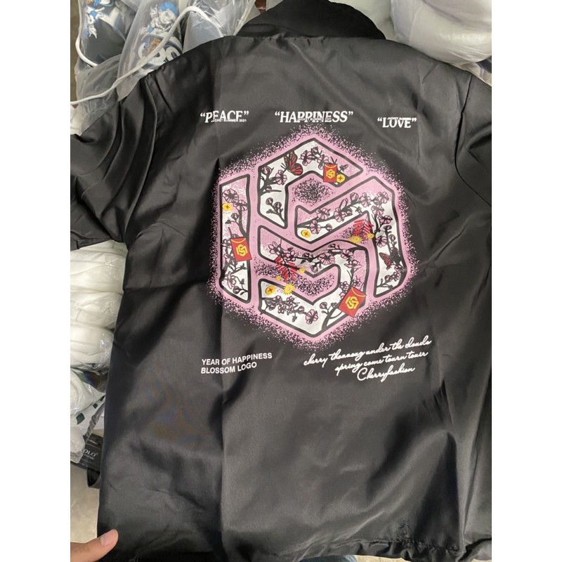 Áo khoác CYM Sakura Jacket Unisex Form Rộng Dù Mero 2 Lớp