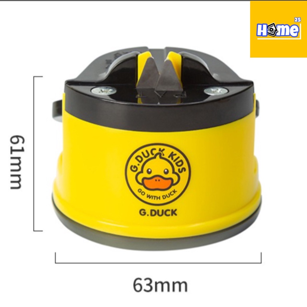 Đồ mài dao hút chân không vịt vàng cố định lên tường, mặt sàn, lực hút mạnh, chống trơn trượt HOME25