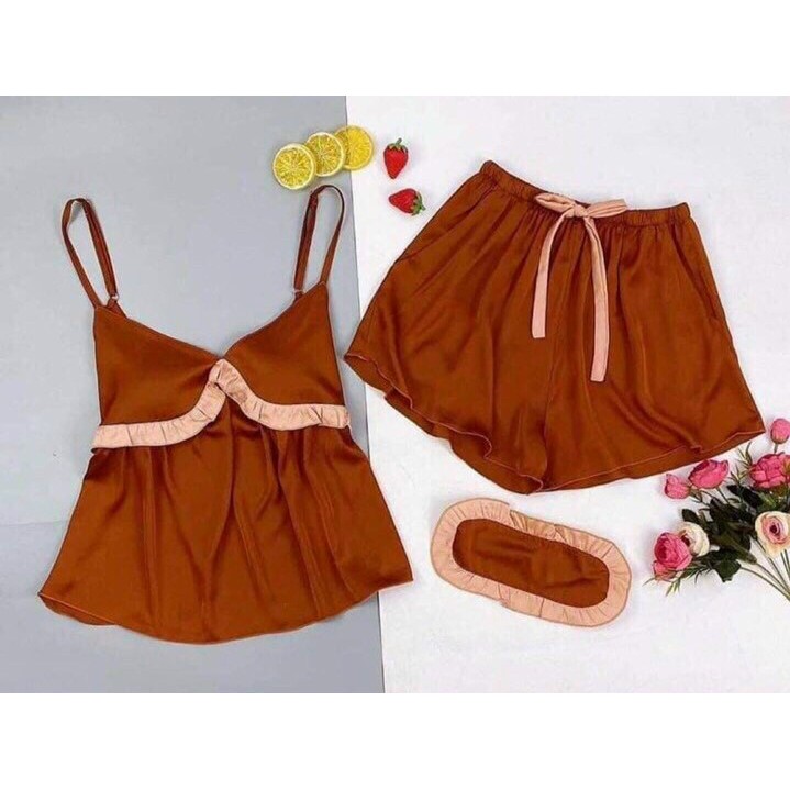 Đồ ngủ nữ, đồ bộ mặc nhà áo 2 dây chất lụa satin - FREESIZE - SIÊU QUYẾN RŨ – 2 màu đẹp y hình | BigBuy360 - bigbuy360.vn