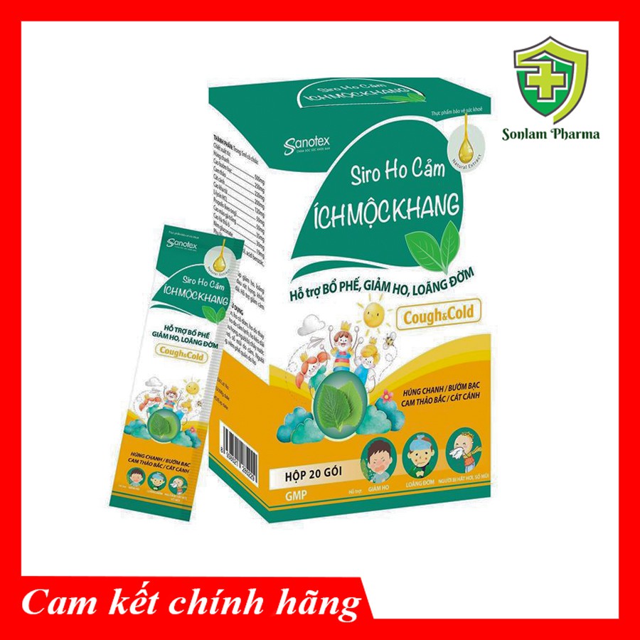 Hỗ Trợ Bổ Phế, Giảm Ho, Loãng Đờm Ích Mộc Khang - Hộp 20 Gói