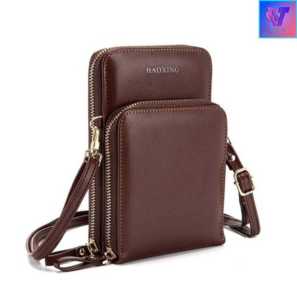 Túi Nam Mini Tiện Dụng Năng Động Hàn Quốc Chất Da Đẹp Đeo Chéo Có Hai Ngăn Kéo Khóa Riêng Biệt PB032 | BigBuy360 - bigbuy360.vn