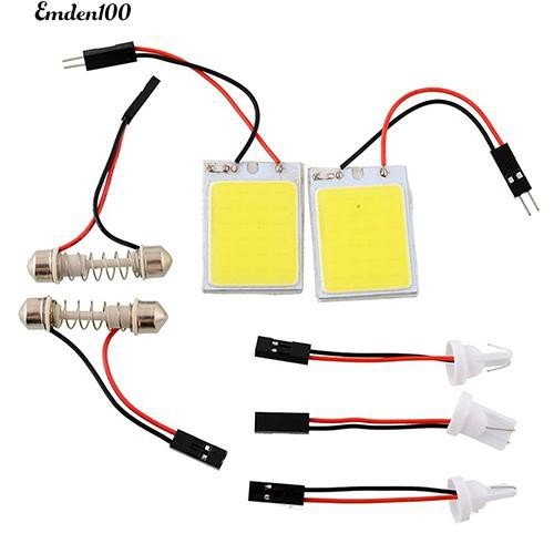 Bảng Đèn Led 24Cob Ánh Sáng Trắng Cao Cấp Cho Xe Ô Tô