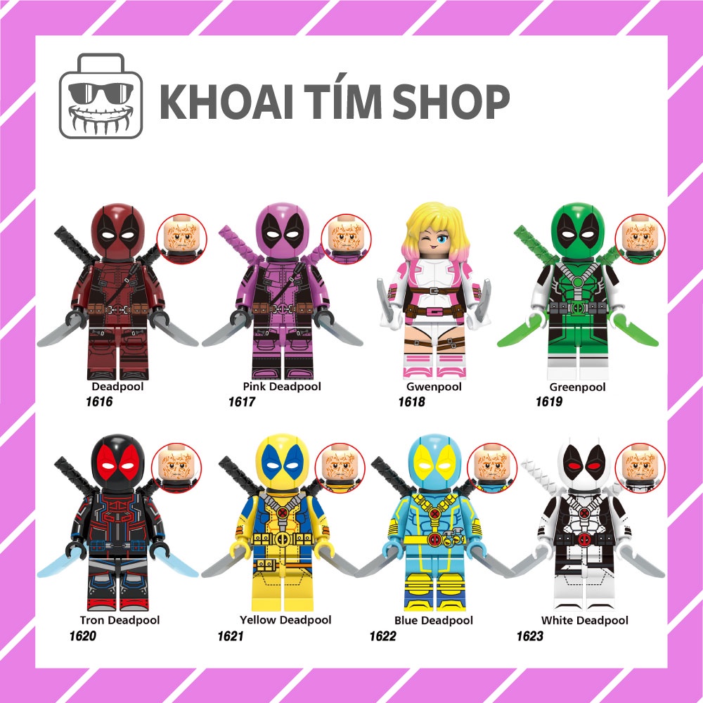 Đồ Chơi Lắp Ráp X0302 - Minifigure Nhân Vật Deadpool Gwenpool