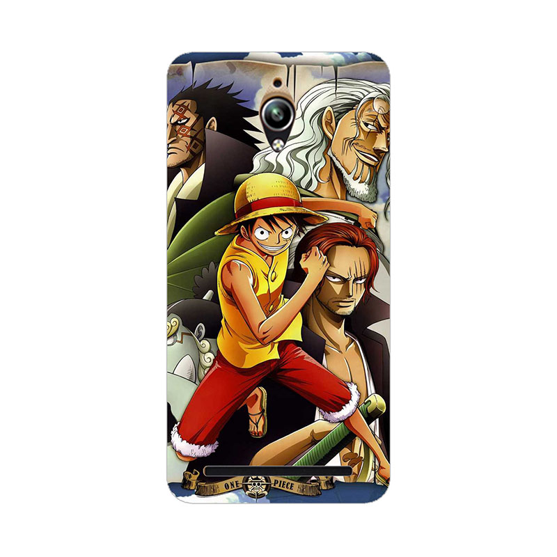 Ốp điện thoại mềm thời trang hình hoạt hình Luffy Roronoa Zoro One Piece cho ASUS Zenfone GO ZC500TG Z00VD 5 0"