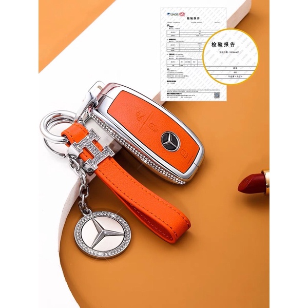 Ốp bảo vệ chìa khoá HERMES dành cho mẹc các đời như hình
