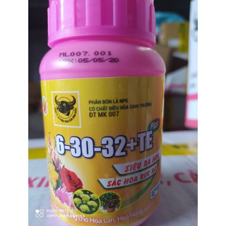 Phân bón đầu trâu 6-30-32 - Siêu ra hoa, sắc hoa rực rỡ - DINH DƯỠNG TỰ NHIÊN Shop