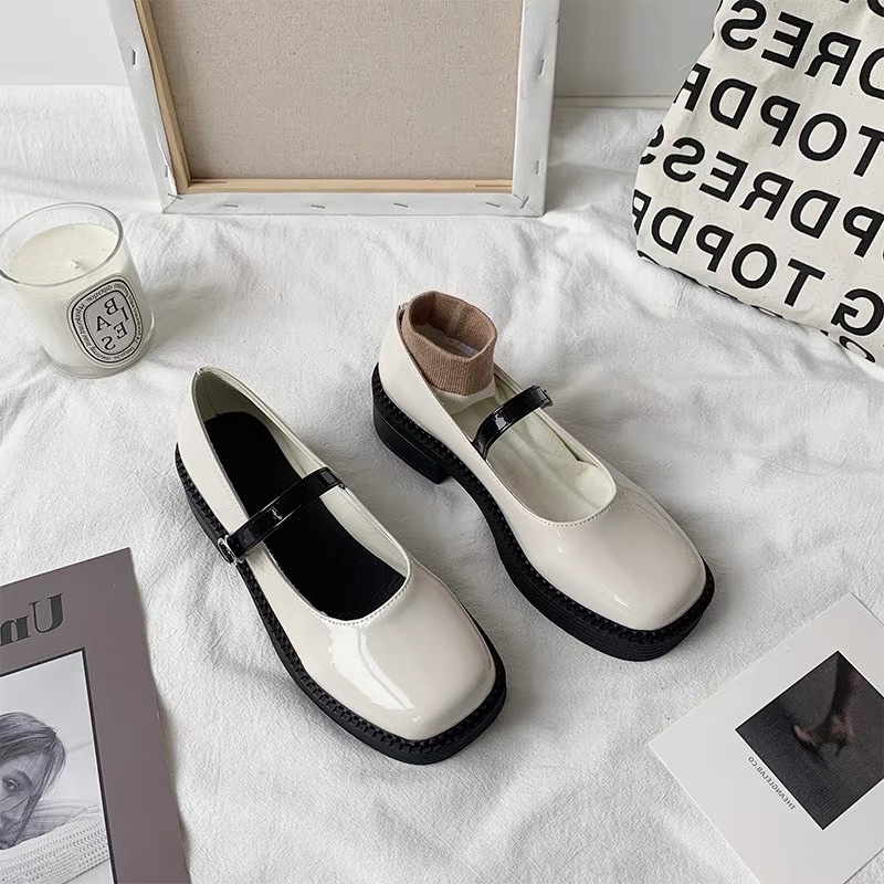 GIÀY LOAFER SOBINAA BASICS - GIÀY LOAFER NỮ ĐỘN ĐẾ 3 PHÂN -  SỤC OXFORD THỜI TRANG 3CM