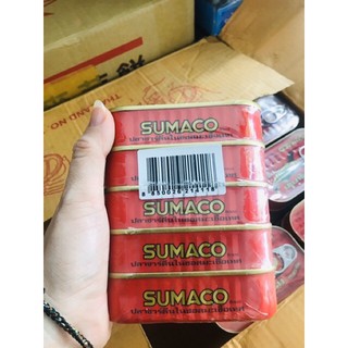 Lốc 5 hộp Cá mòi Thái Lan Sumaco {Freeship}_125g
