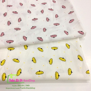 V175❤VẢI TWILL HOẠ TIẾT NHẬT BẢN MAY ĐỒ CHO TRẺ EM, DOLL, OBITSU, DIY, DECOR, HANDMADE, QUILTING, SCRUNCHIES, BANDANA