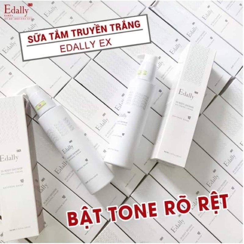 Sữa tắm truyền trắng Edally bật tone tức thì