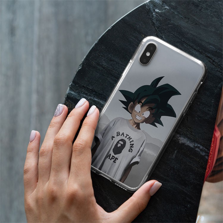 Vỏ ốp họa tiết Bape màu Màu Đỏ Iphone 7/8/8Plus/X/Xs/Xs Max/11/11 Promax/12/12 Promax BAPPOD00141