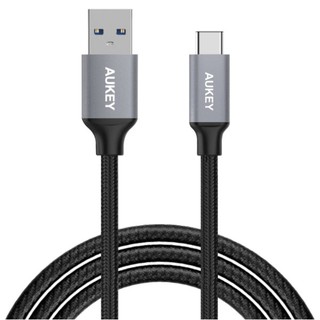 Cáp aukey type c bọc dù - siêu bền chắc