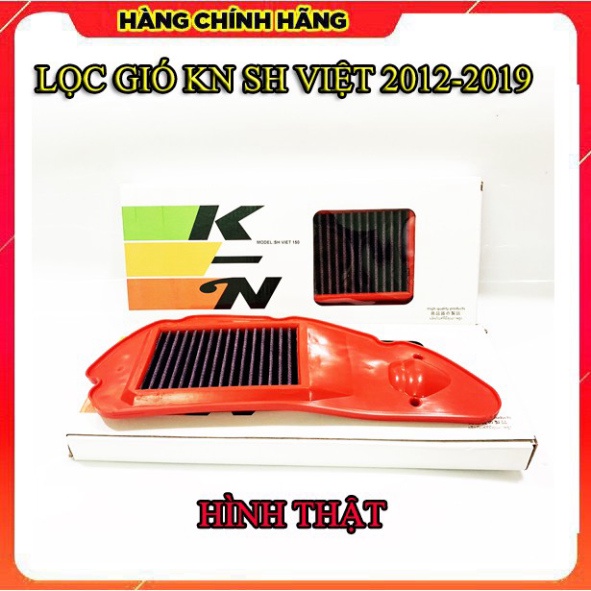LỌC GIÓ K&amp;N CHO SH VIỆT NAM 2012-2019 ( HÀNG CAO CẤP)