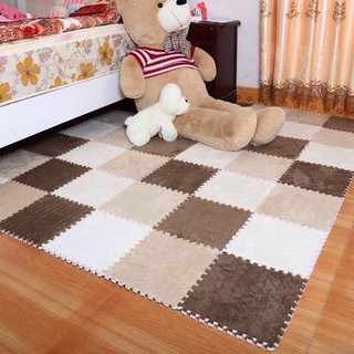Sét thảm lông xốp 15 tấm 30x30cm