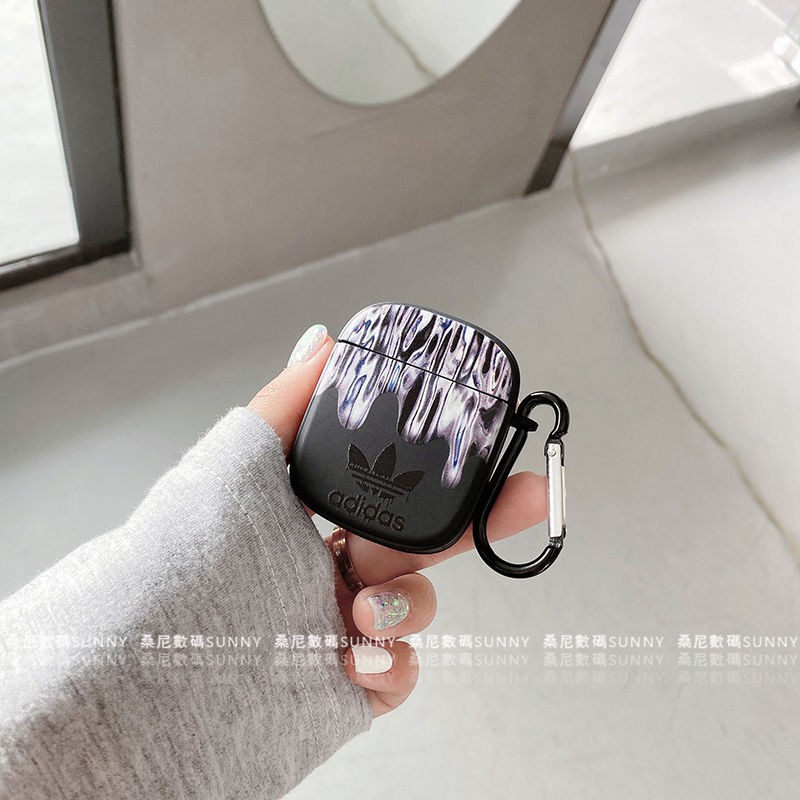 Vỏ Bảo Vệ Hộp Đựng Tai Nghe Airpod Pro Bằng Silicon In Logo Adidas Cá Tính