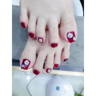 Sticker hoa cúc trang trí móng