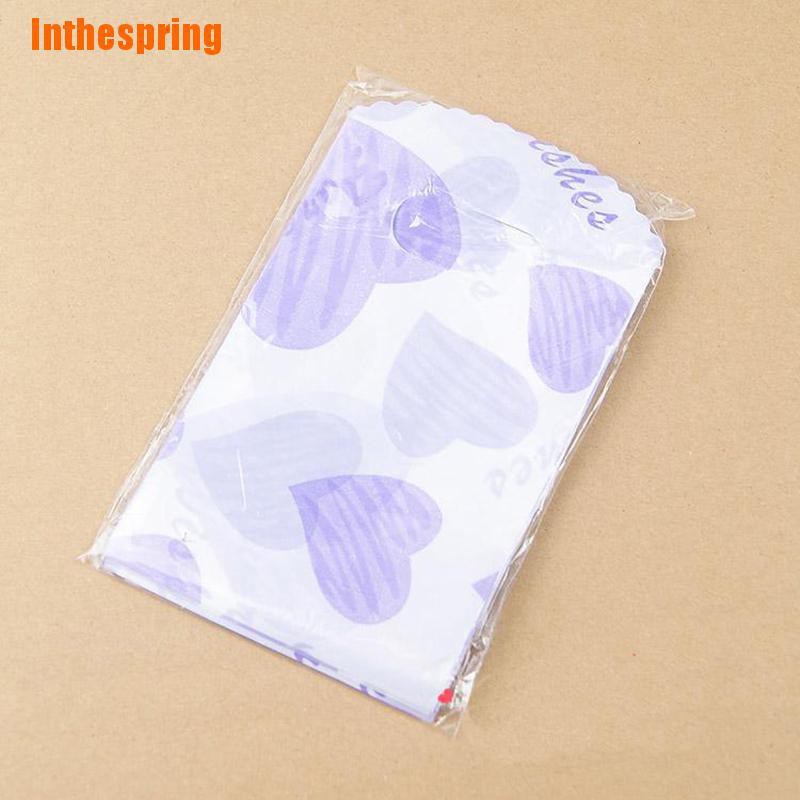 Bộ 100 Túi Nhựa Đựng Quà Họa Tiết Xinh Xắn