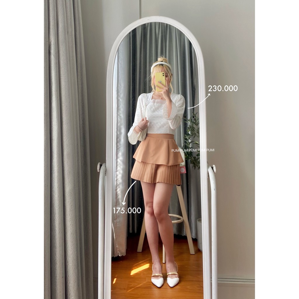 [Mã FAXANH55 giảm 10K đơn 50K] Chân váy tầng ngắn - Pumi | BigBuy360 - bigbuy360.vn