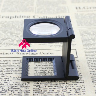 Kính lúp mini 10X có thước đo