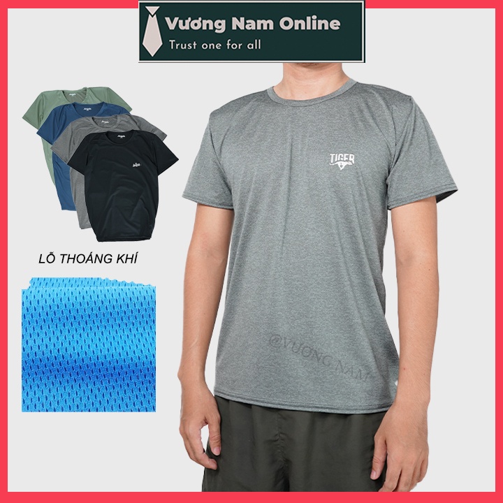 Áo thun nam trung niên chất vải thông hơi thoáng khí cổ tròn ngắn tay VN72A