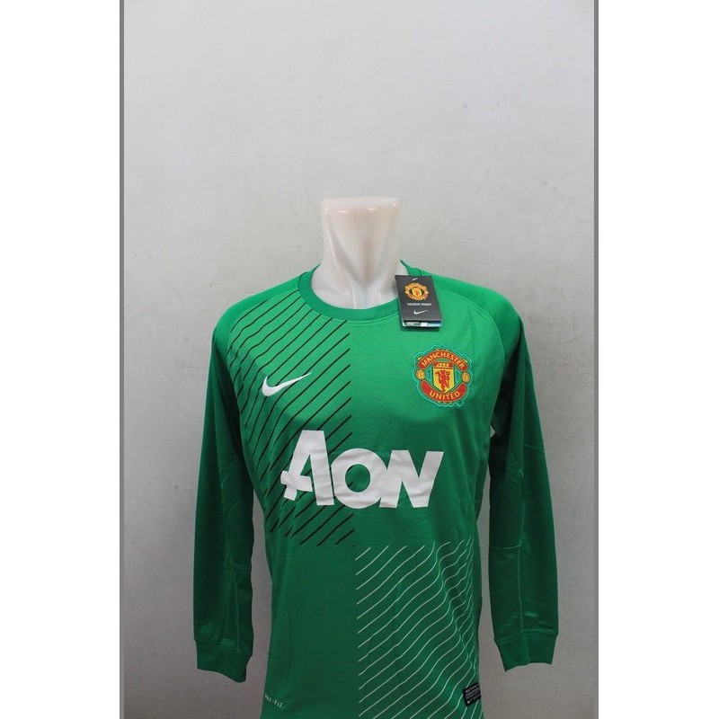 Áo Thun Thể Thao Jersey GO MU Home GK LS 2013/2014