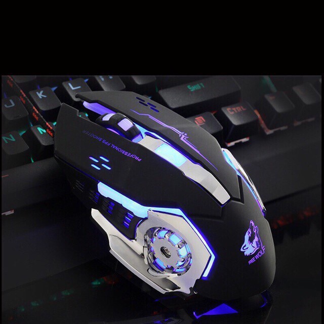 Chuột Gaming Siêu Khủng V5/V8 Kiểu Dáng Siêu Độc Lạ, Có Led RGB Tự Đổi Màu - hàng loại tốt