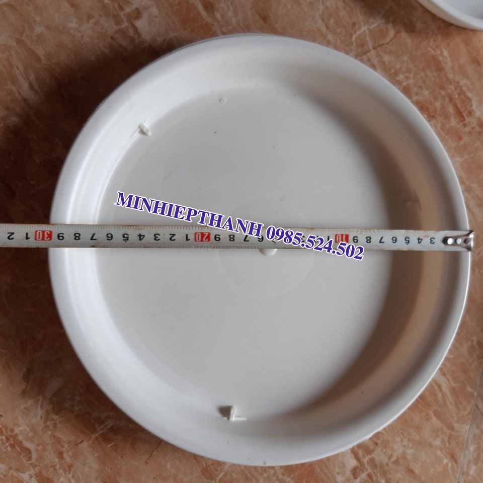 combo 10 đĩa lót chậu nhựa tròn trồng cây D30 đường kính 29.5cm (đế lót chậu nhựa)